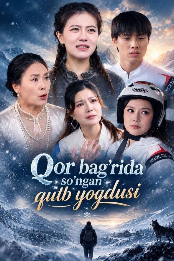 Qor bag‘rida so‘ngan qutb yog‘dusi mini drama seriali 2026 barcha qismlari o‘zbek tilida o'zbek tilida poster