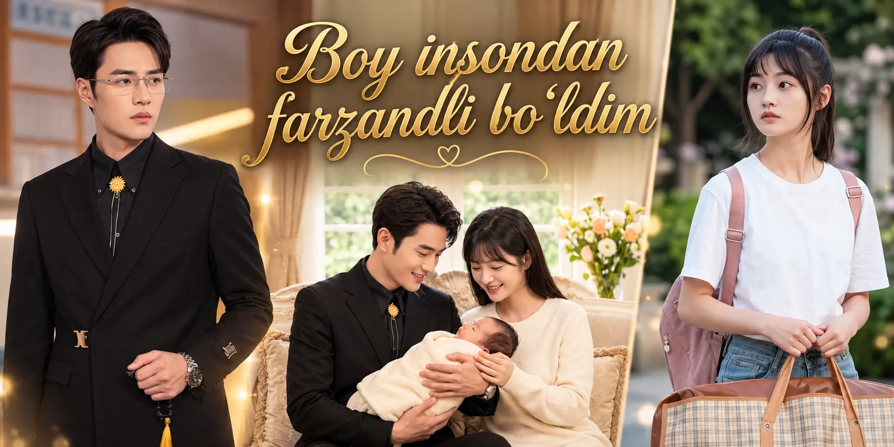 Boy insondan farzandli bo‘ldim mini drama seriali 2026 o'zbek tilida HD banner