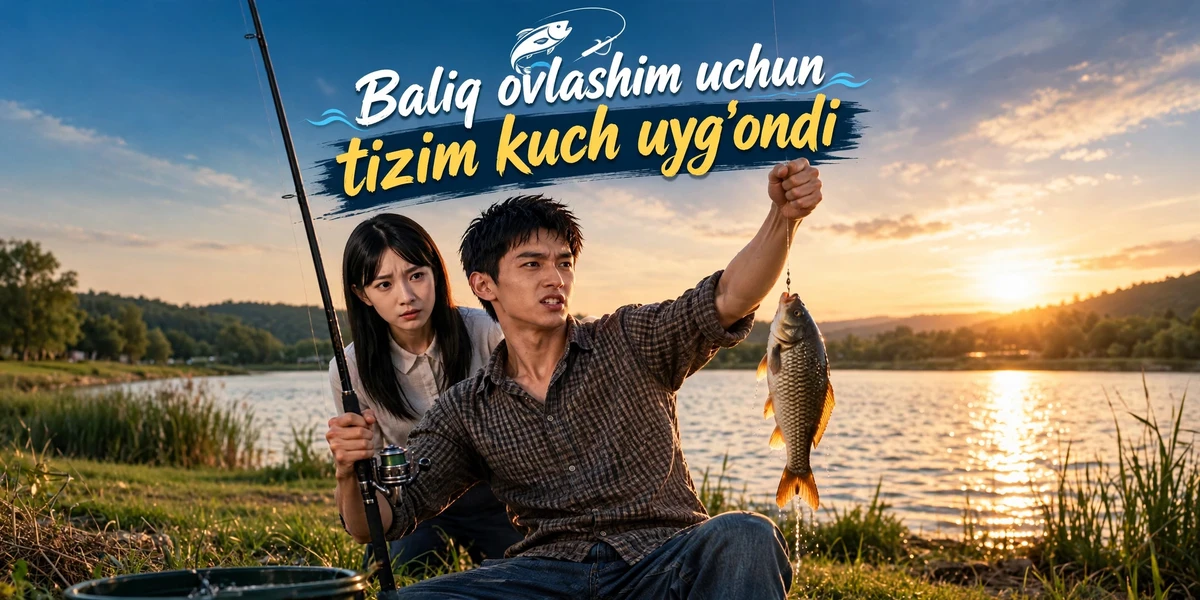 Baliq Ovlaganim Uchun Tizim Kuchi Uyg'ondi O'zbek Tilida - Barcha Qismlar o'zbek tilida HD banner