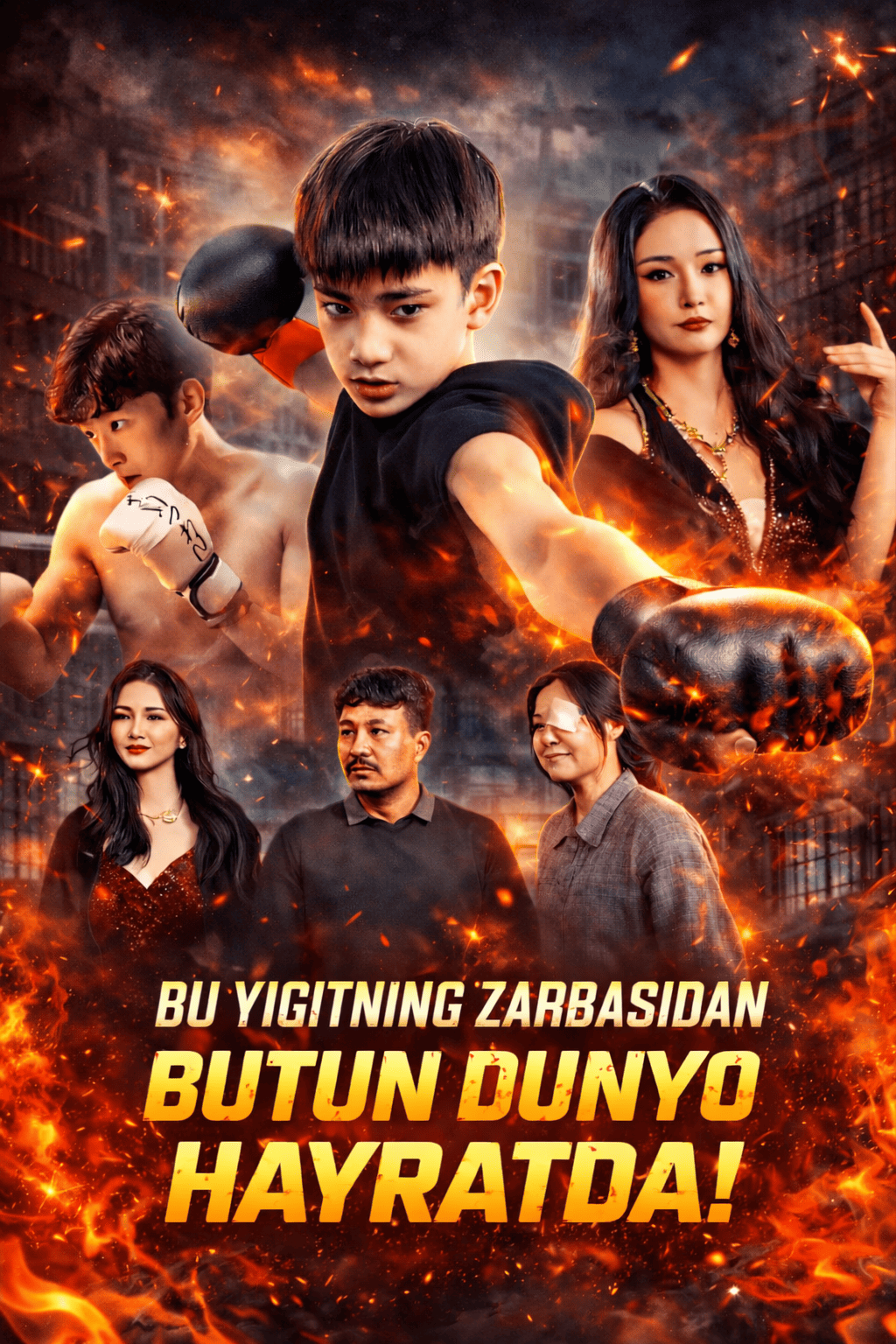 Bu yigitning zarbasidan butun dunyo hayratda Mini Serial Uzbek tilida HD