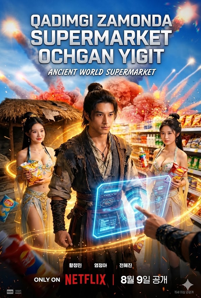 Qadimgi zamonda supermarket ochgan yigit Mini Serial Uzbek tilida Barcha qismlari HD