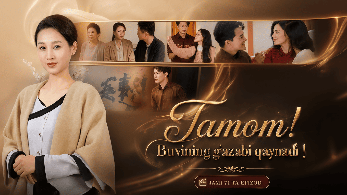 Tamom buvining g'azabi qaynadi (2026) — barcha qismlari O'zbek tilida HD Xitoy mini serial dramasi