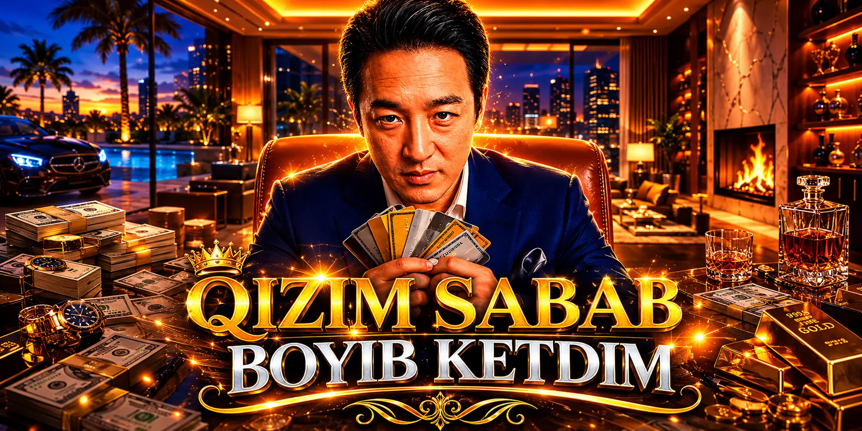 Qizim sabab boyib ketdim — barcha qismlari O'zbek tilida HD Xitoy mini drama seriali