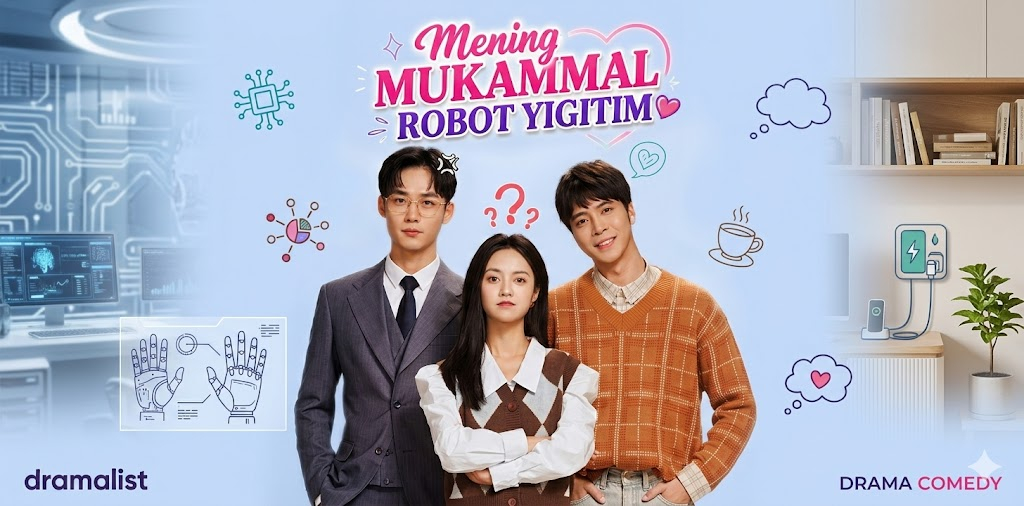 Mening mukammal robot yigitim (2026) — barcha qismlari O'zbek tilida HD Xitoy mini serial dramasi
