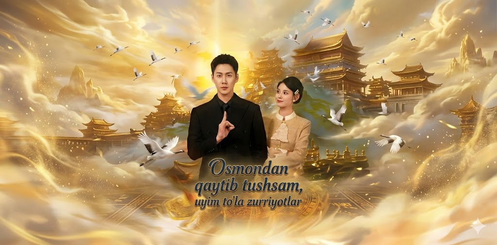 Osmondan qaytib tushsam uyim to'la zurriyotlar (2026) — barcha qismlari O'zbek tilida HD Xitoy mini serial dramasi