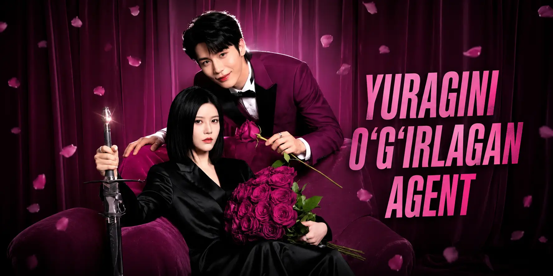 Yuragini o'g'irlagan agent (2026) — 1-4, 9 qismlar O'zbek tilida HD Xitoy mini serial dramasi