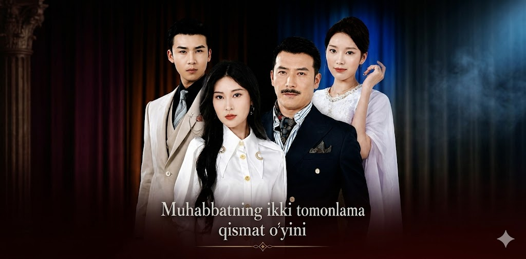 Muhabbatning ikki tomonlama qismat o'yini (2026) — barcha qismlari O'zbek tilida HD Xitoy mini serial dramasi