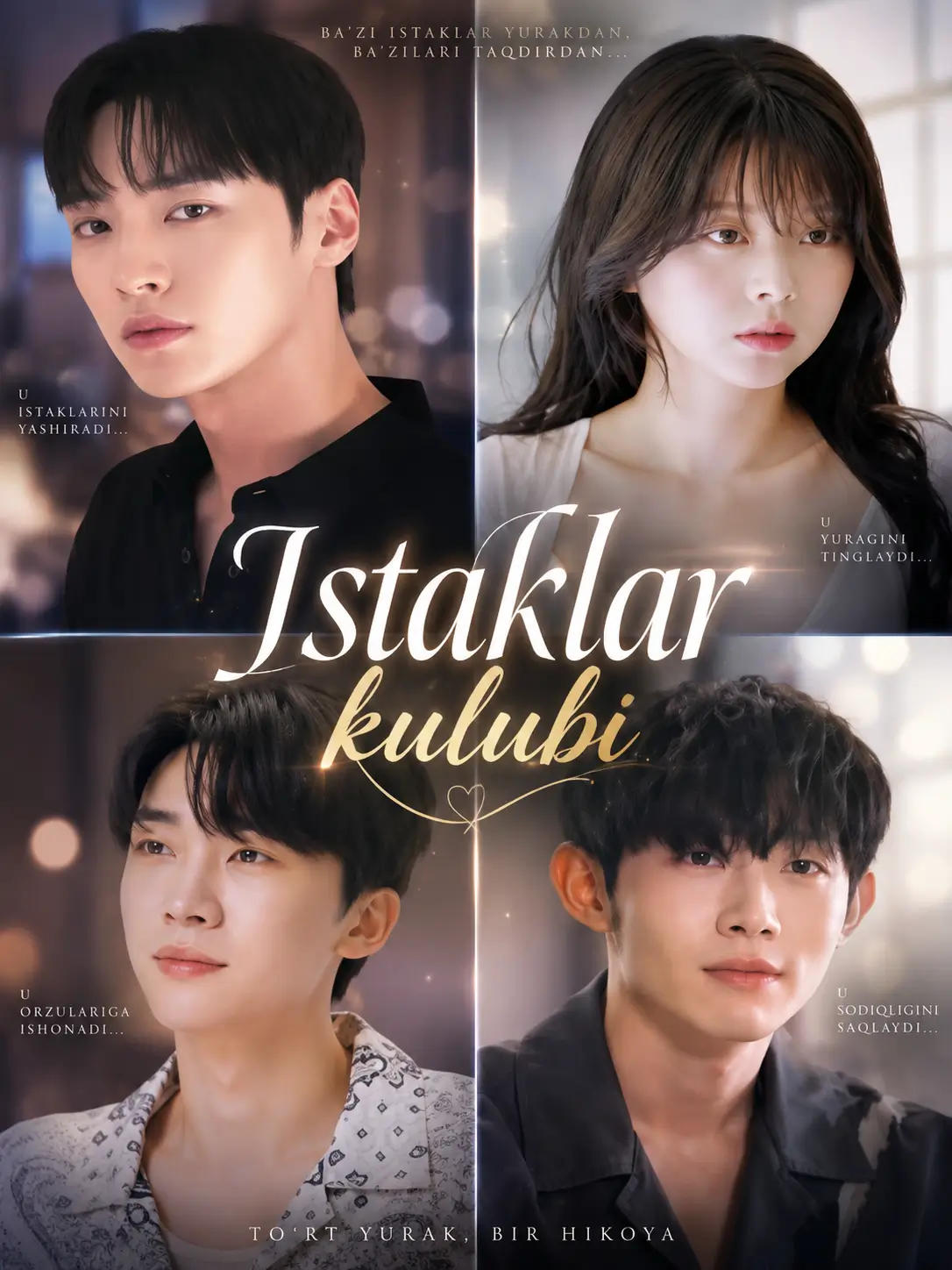 Istaklar kulubi 2026 — barcha qismlari uzbek tilida HD Koreya mini drama seriali